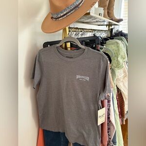 Wrangler Short Sleeve Crewneck T-Shirt — Heather Gray soft nwt